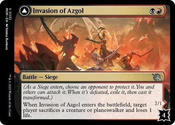 Invasion of Azgol // Ashen Reaper [March of the Machine]