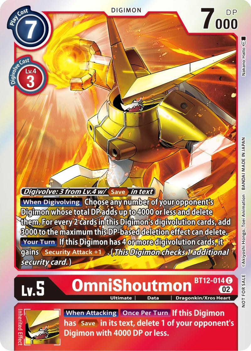 Image for OmniShoutmon (Box Topper) [Across Time]