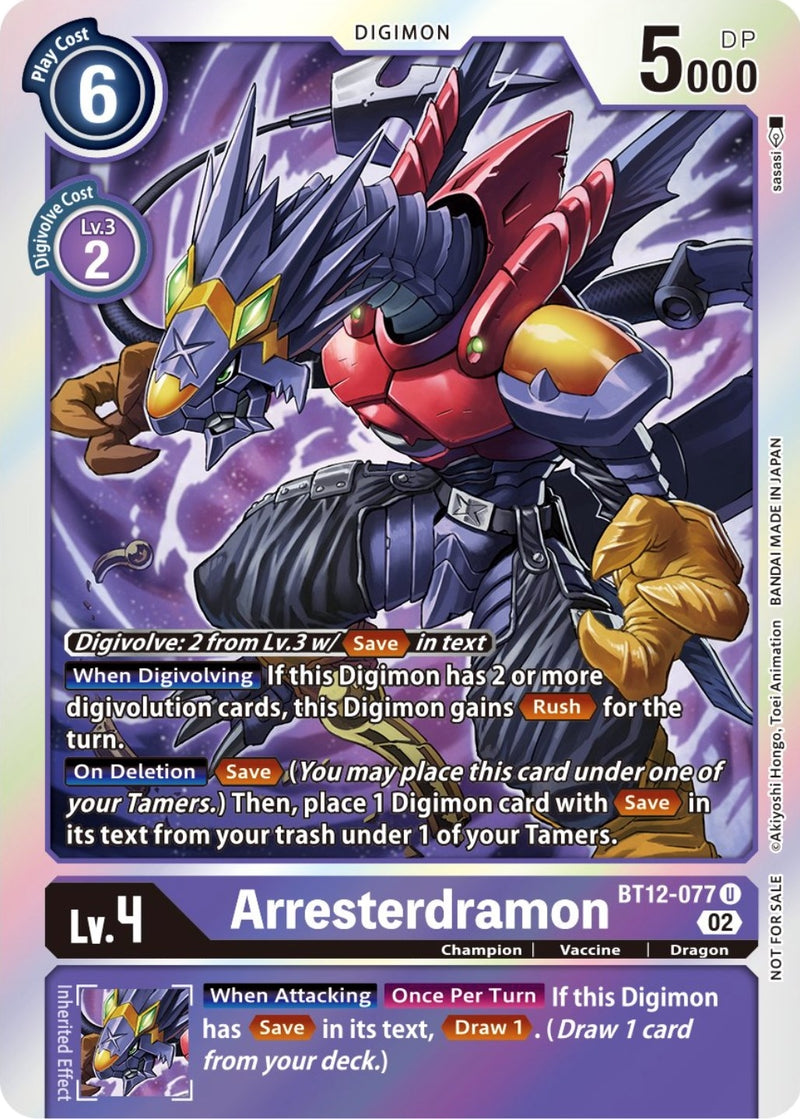 Image for Arresterdramon (Box Topper) [Across Time]