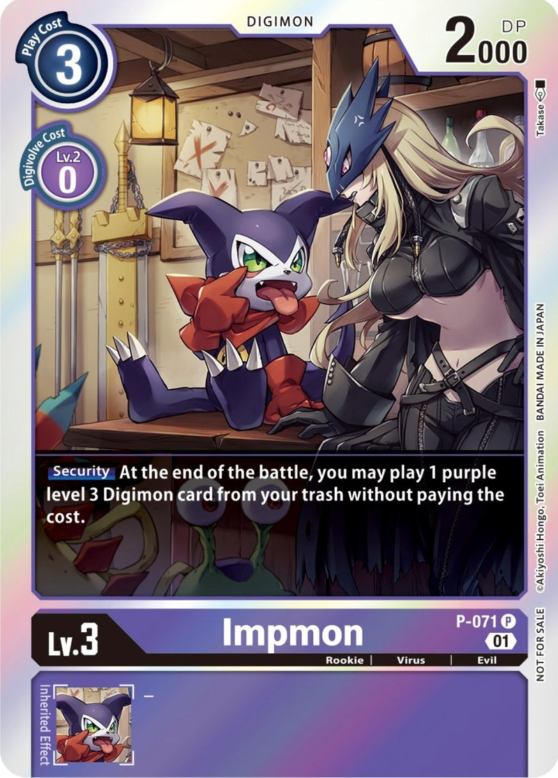 Image for Impmon - P-071 (Limited Card Pack) [Digimon Promotion Cards]