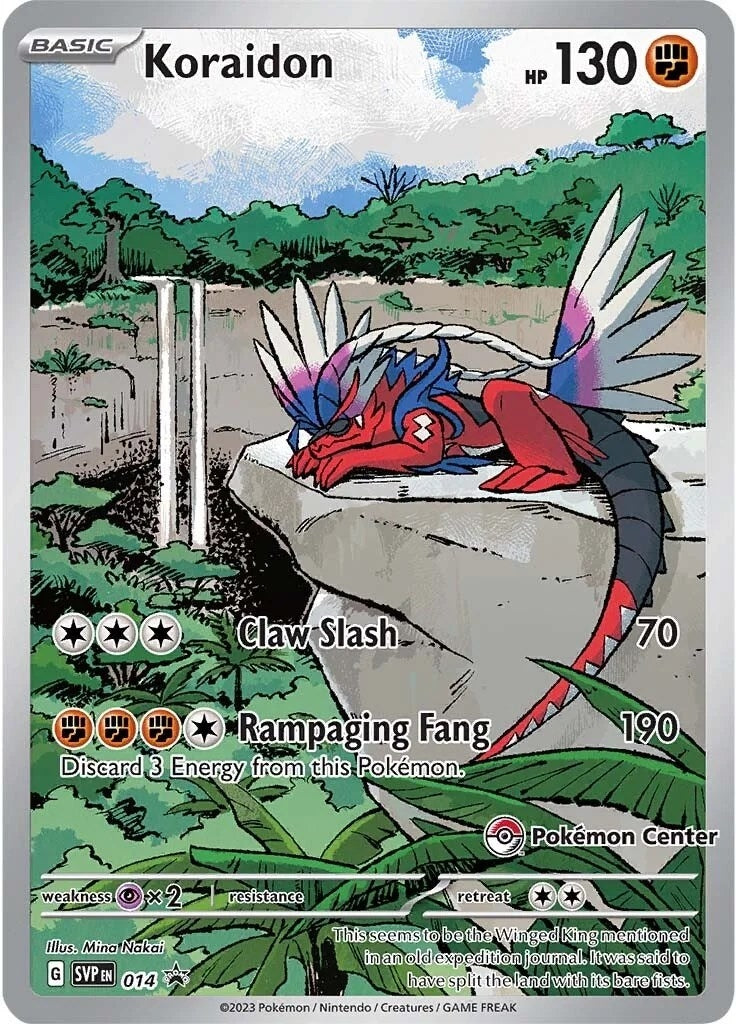 Koraidon 014 Pokemon Center Exclusive (014) [SVP]