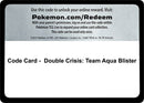 Code Card Double Crisis Team Aqua Blister [WCD]