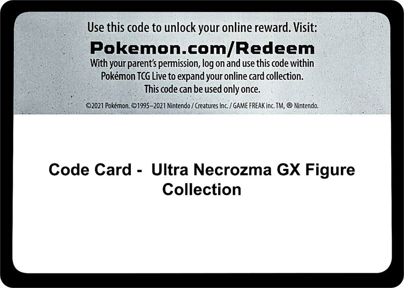 Code Card Ultra Necrozma GX Figure Collection [WCD]