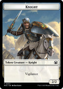 Knight 7 Spirit 14 Double sided Token (14 // 7) [MOC]