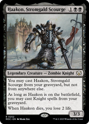Haakon, Stromgald Scourge [March of the Machine Commander]