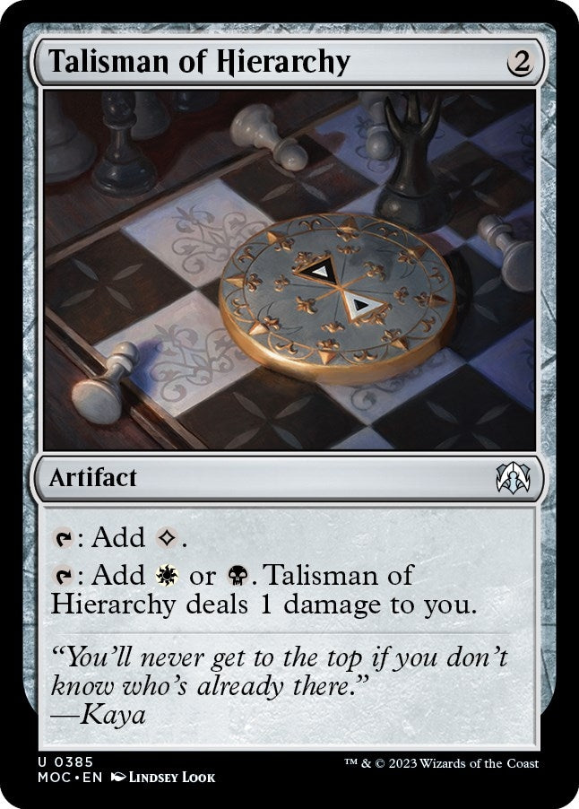 Talisman of Hierarchy (385) [MOC]