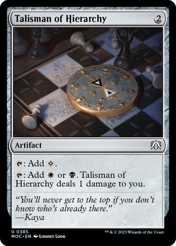 Talisman of Hierarchy (385) [MOC]
