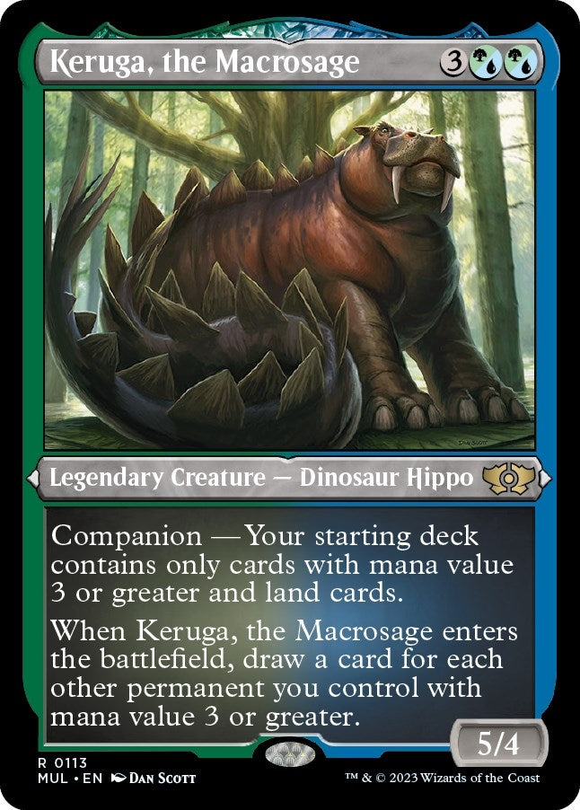 Keruga the Macrosage Foil Etched (113) [MUL]