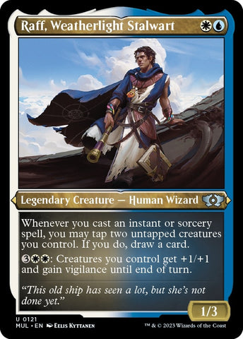 Raff, Weatherlight Stalwart (Foil Etched) [Multiverse Legends]