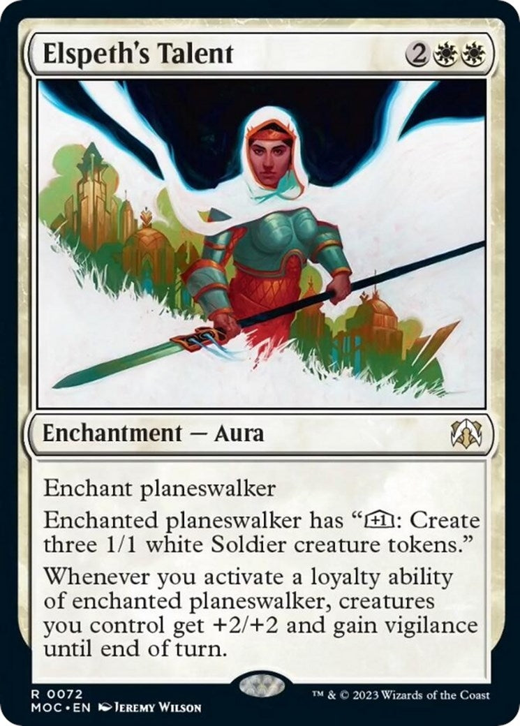 Elspeth's Talent [March of the Machine Commander]
