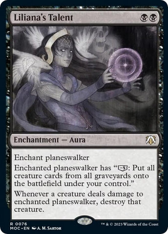 Liliana's Talent [March of the Machine Commander]