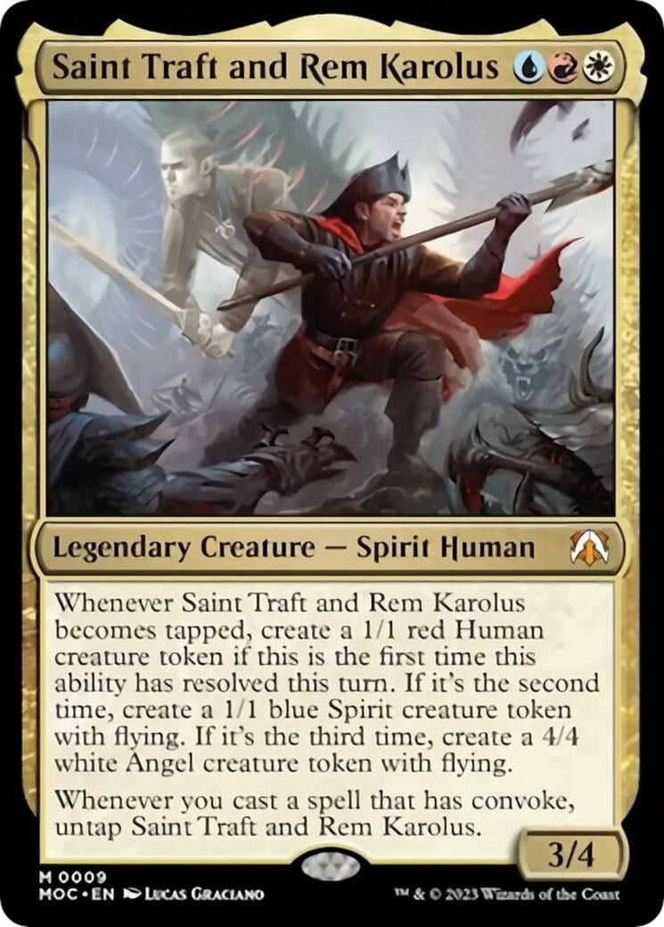 Saint Traft and Rem Karolus [March of the Machine Commander]