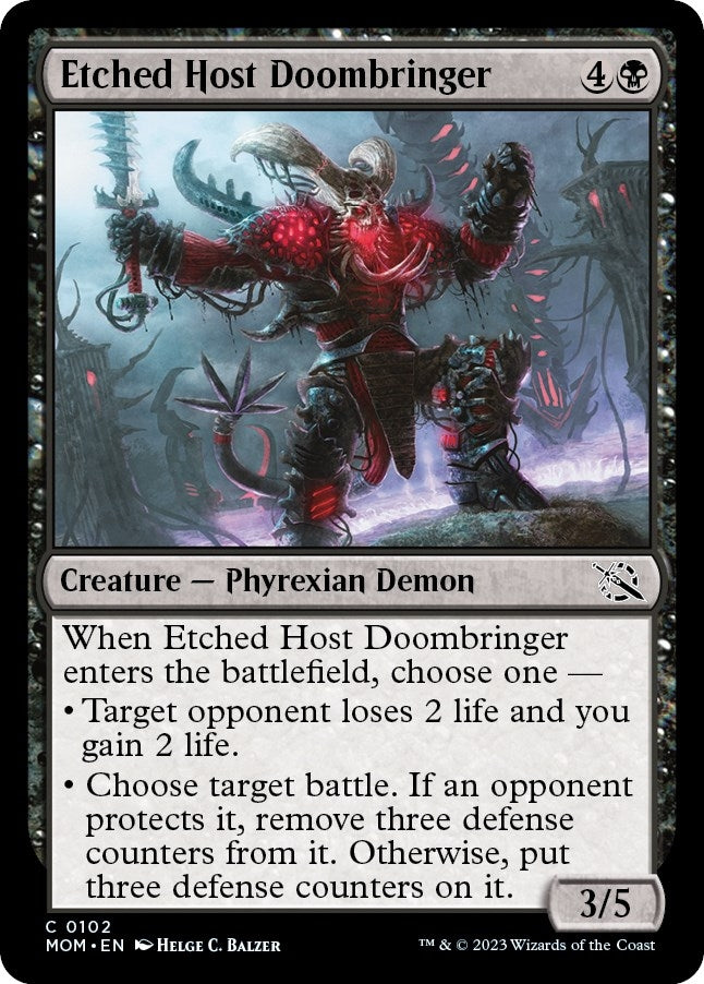 Etched Host Doombringer [March of the Machine]