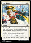 Cut Short [March of the Machine]