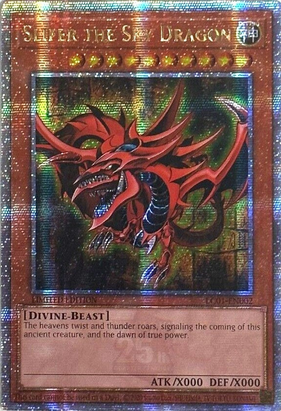 Slifer the Sky Dragon Quarter Century Secret Rare (LC01-EN002) [LC01]