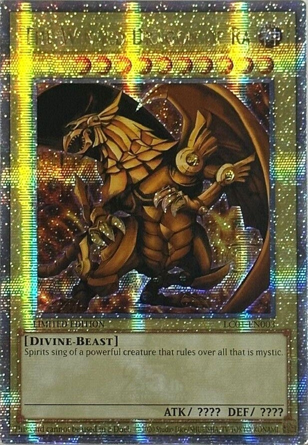 The Winged Dragon of Ra Quarter Century Secret Rare (LC01-EN003) [LC01]