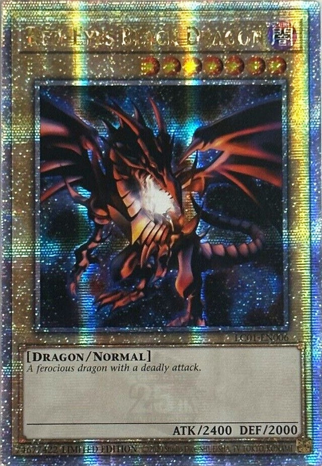 Red Eyes Black Dragon Quarter Century Secret Rare (LC01-EN006) [LC01]