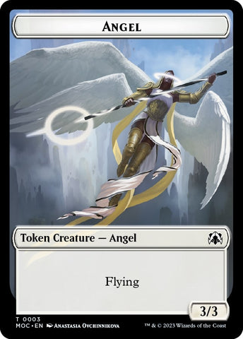 Angel Demon Double Sided Token (3 // 18) [MOC]