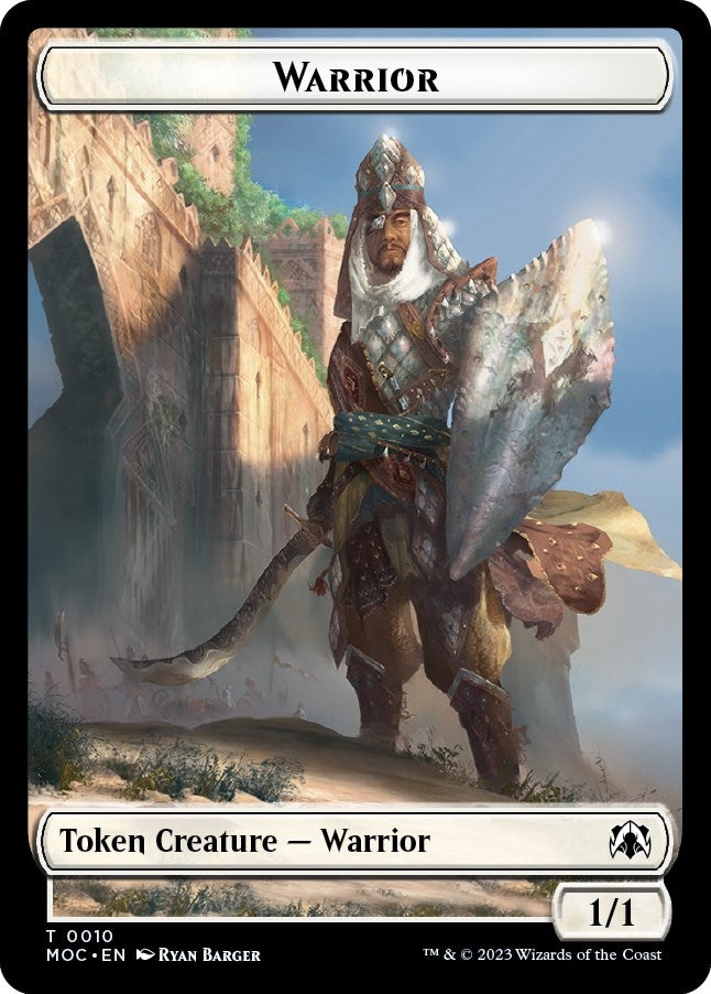 Warrior Emblem Elspeth Suns Champion Double sided Token (10 // 43) [MOC]
