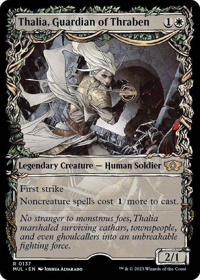 Thalia Guardian of Thraben Halo Foil (137) [MUL]