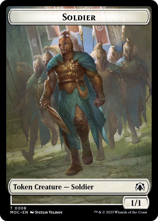 Soldier Insect Double sided Token (8 // 31) [MOC]