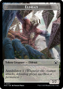 Eldrazi Angel Double sided Token (1 // 4) [MOC]