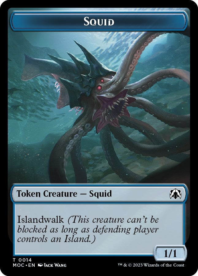 Squid Human Double sided Token (14 // 26) [MOC]