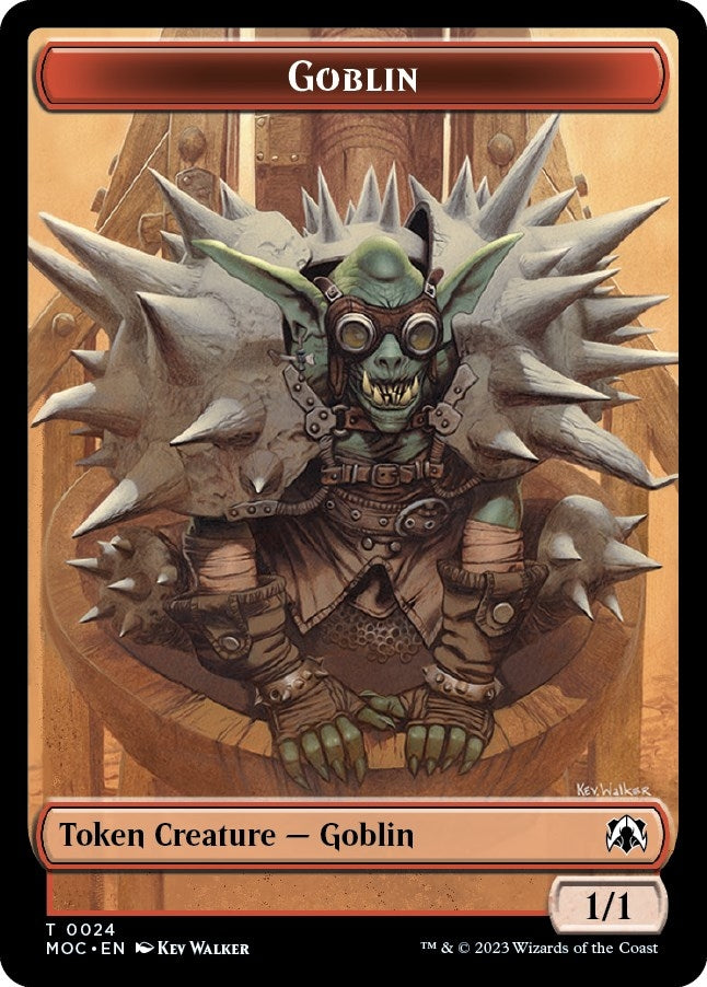 Goblin Eldrazi Double sided Token (24 // 1) [MOC]