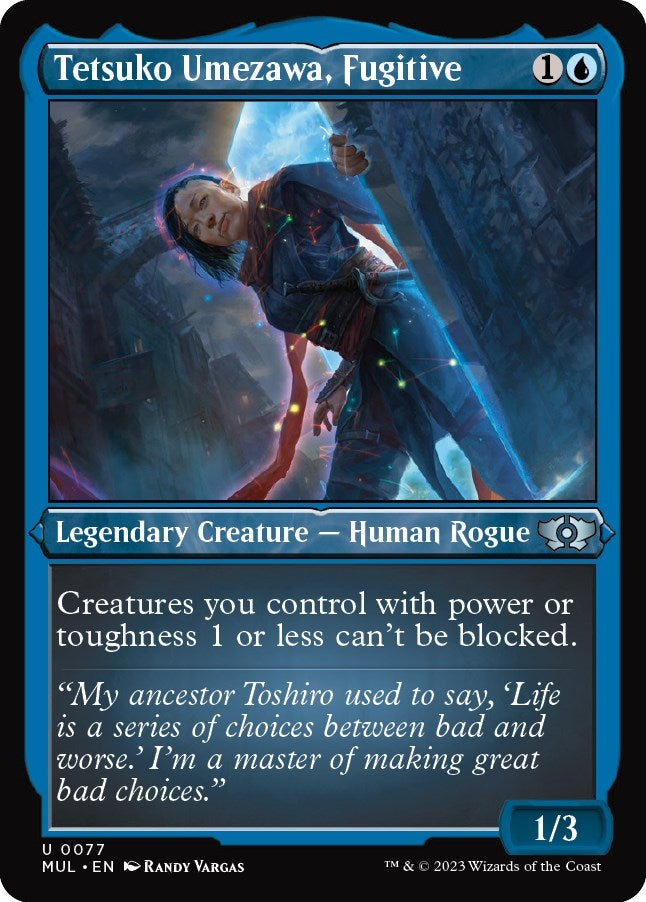 Tetsuko Umezawa, Fugitive (Foil Etched) [Multiverse Legends]