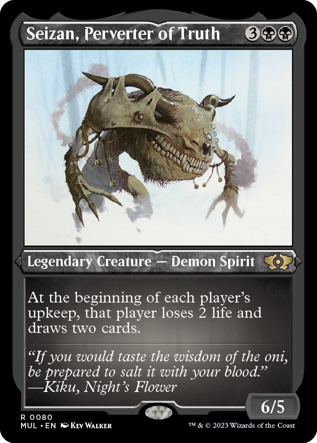 Seizan Perverter of Truth Foil Etched (80) [MUL]