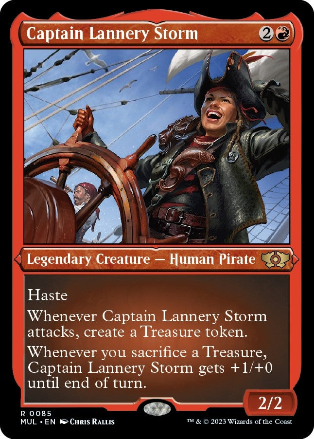 Captain Lannery Storm Foil Etched (85) [MUL]