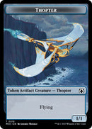Thopter Gold Double sided Token (16 // 36) [MOC]