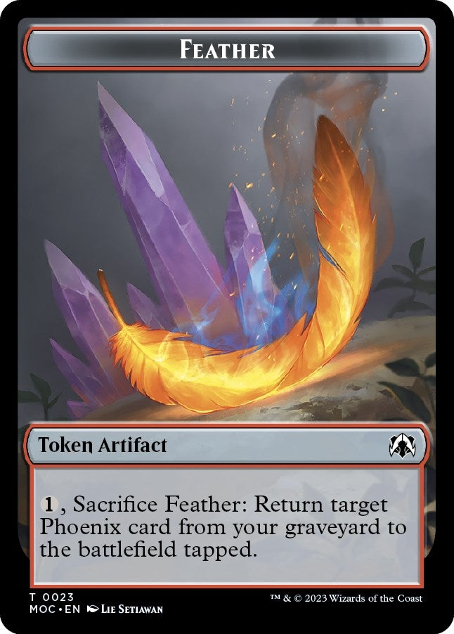 Feather Servo Double sided Token (23 // 42) [MOC]