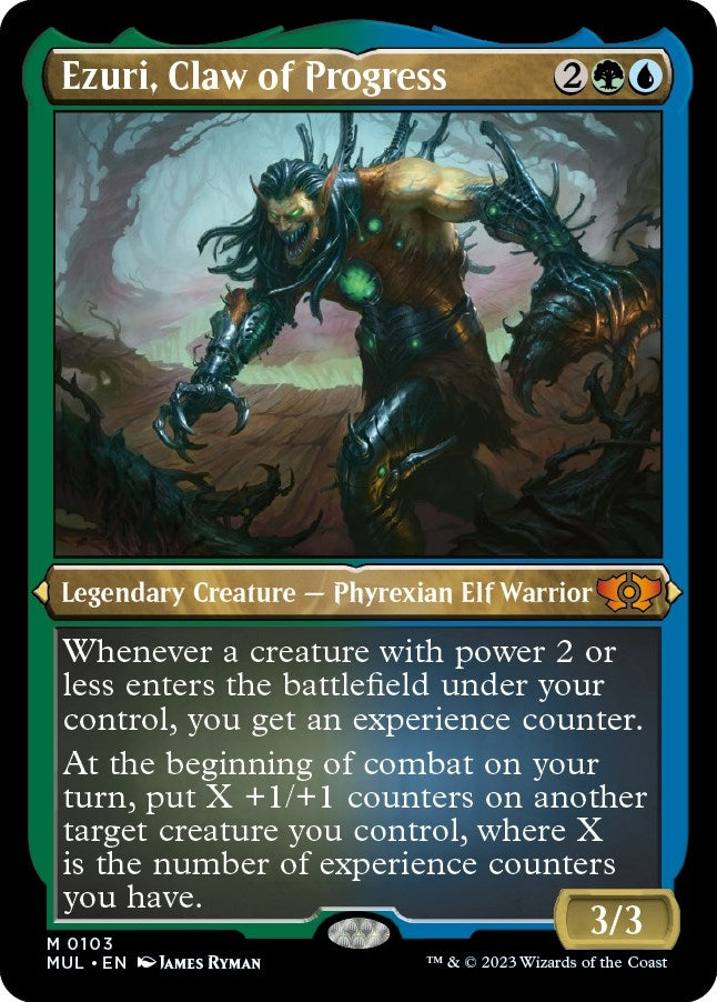 Ezuri Claw of Progress Foil Etched (103) [MUL]