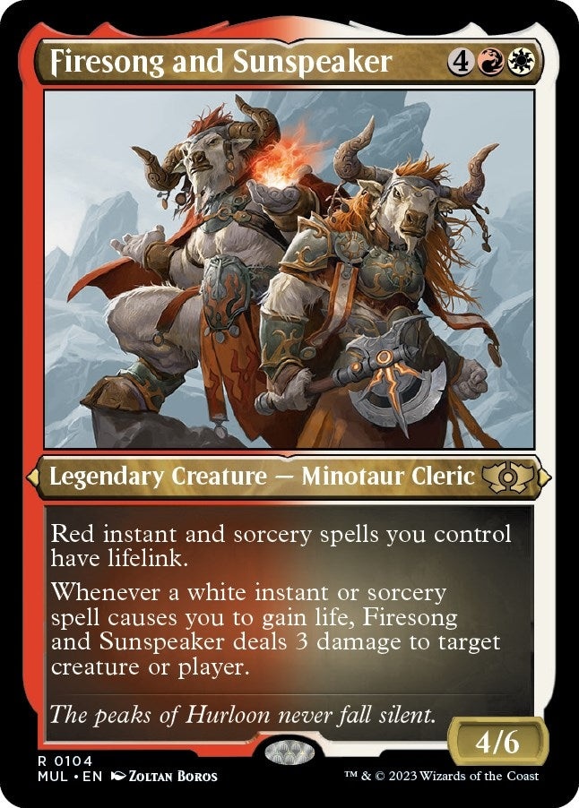 Firesong and Sunspeaker Foil Etched (104) [MUL]