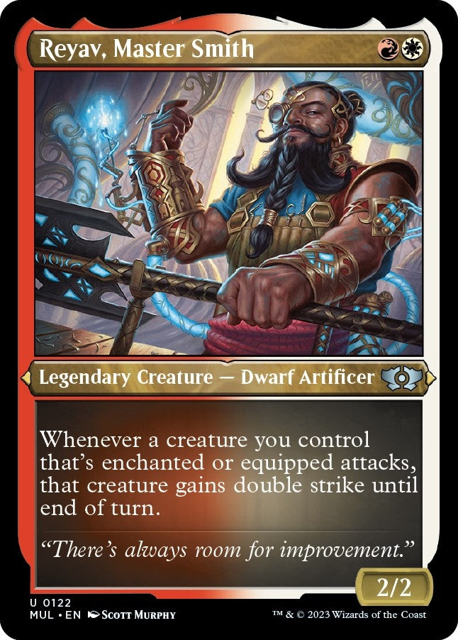 Reyav, Master Smith (Foil Etched) [Multiverse Legends]