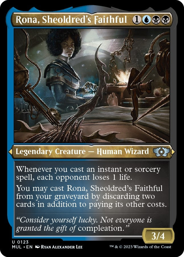 Rona, Sheoldred's Faithful (Foil Etched) [Multiverse Legends]