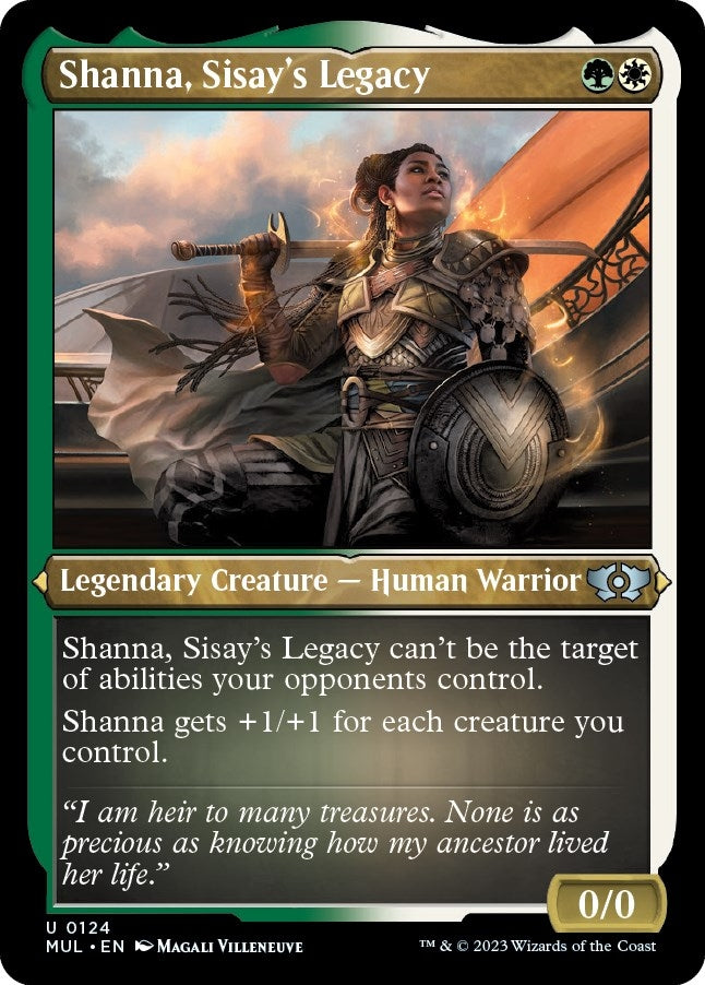 Shanna, Sisay's Legacy (Foil Etched) [Multiverse Legends]