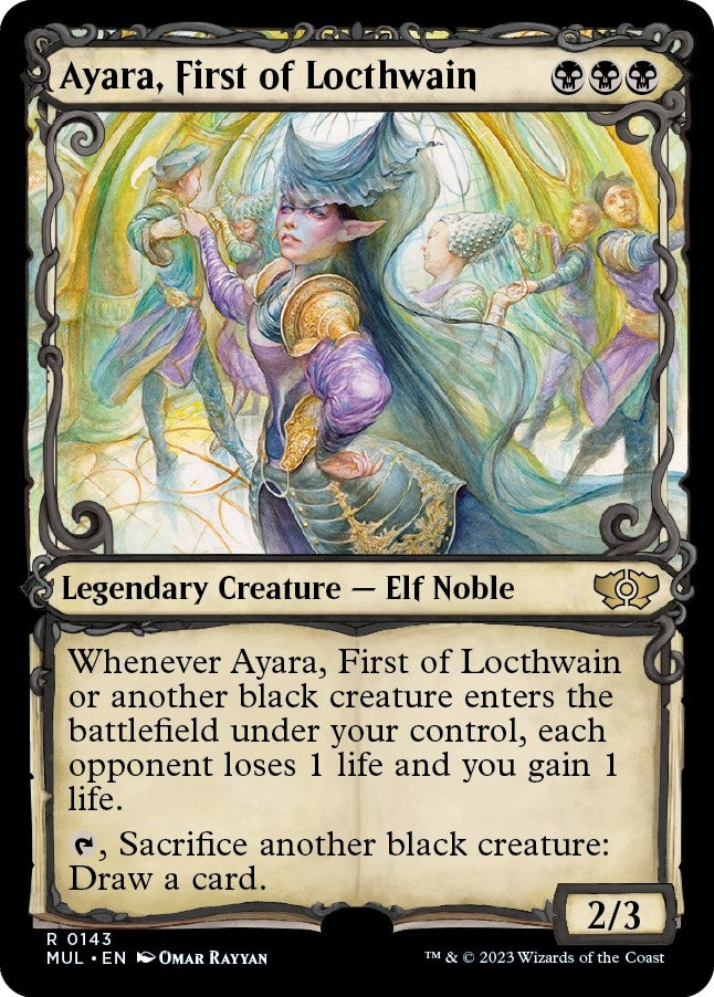 Ayara First of Locthwain Halo Foil (143) [MUL]