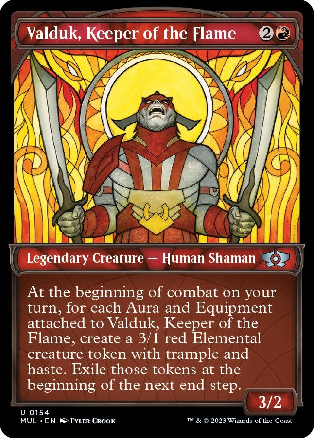 Valduk Keeper of the Flame Halo Foil (154) [MUL]