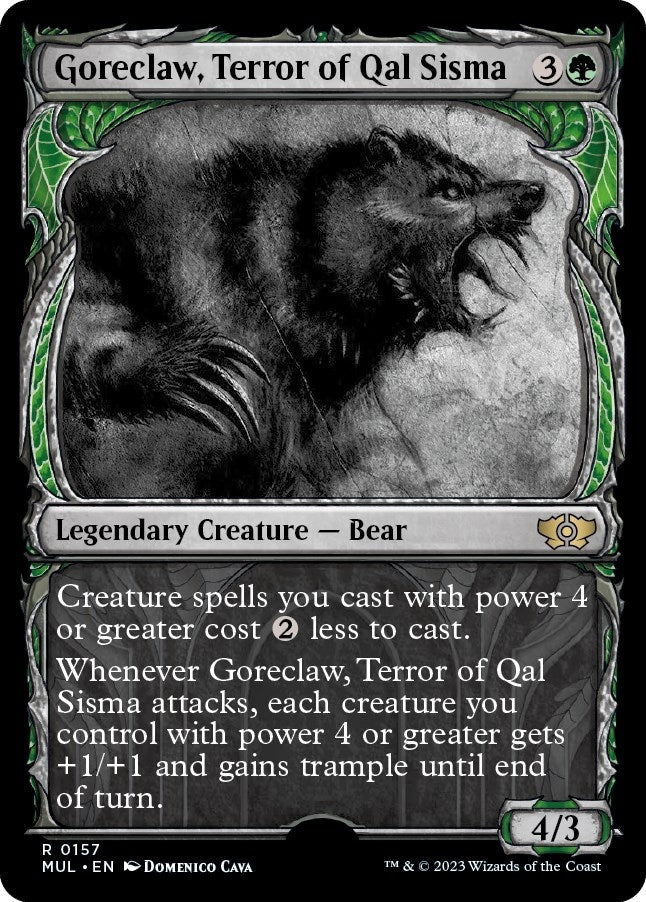 Goreclaw, Terror of Qal Sisma (Halo Foil) [Multiverse Legends]