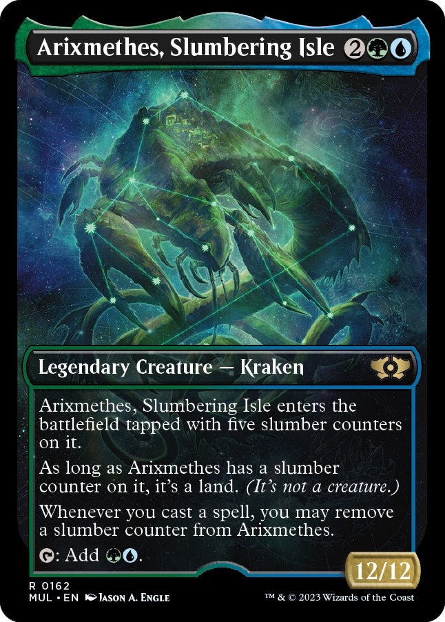 Arixmethes Slumbering Isle Halo Foil (162) [MUL]