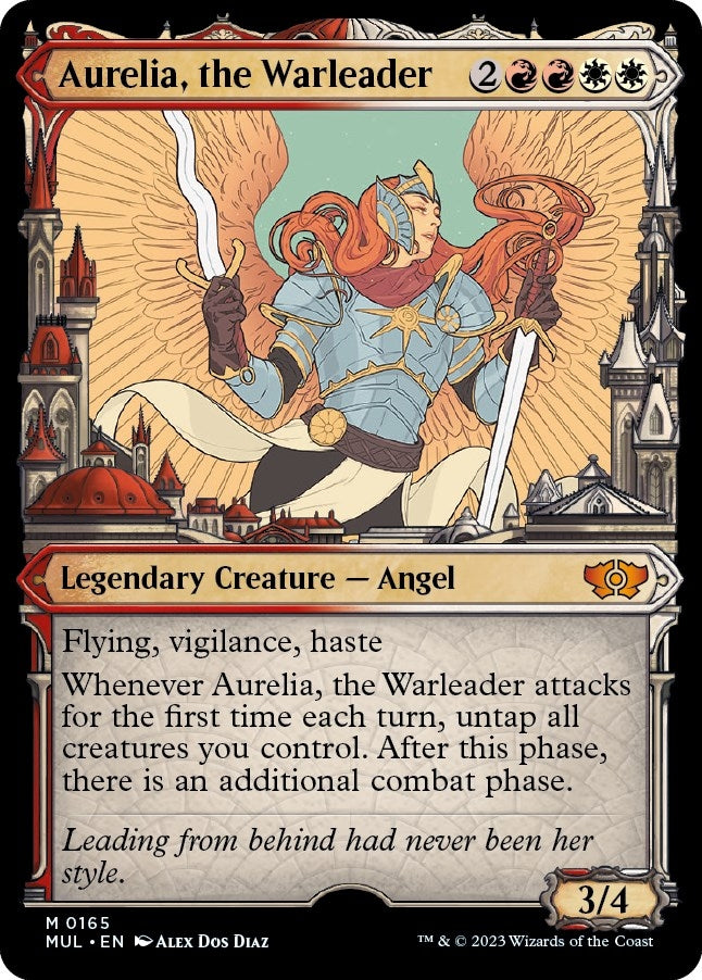 Aurelia the Warleader Halo Foil (165) [MUL]