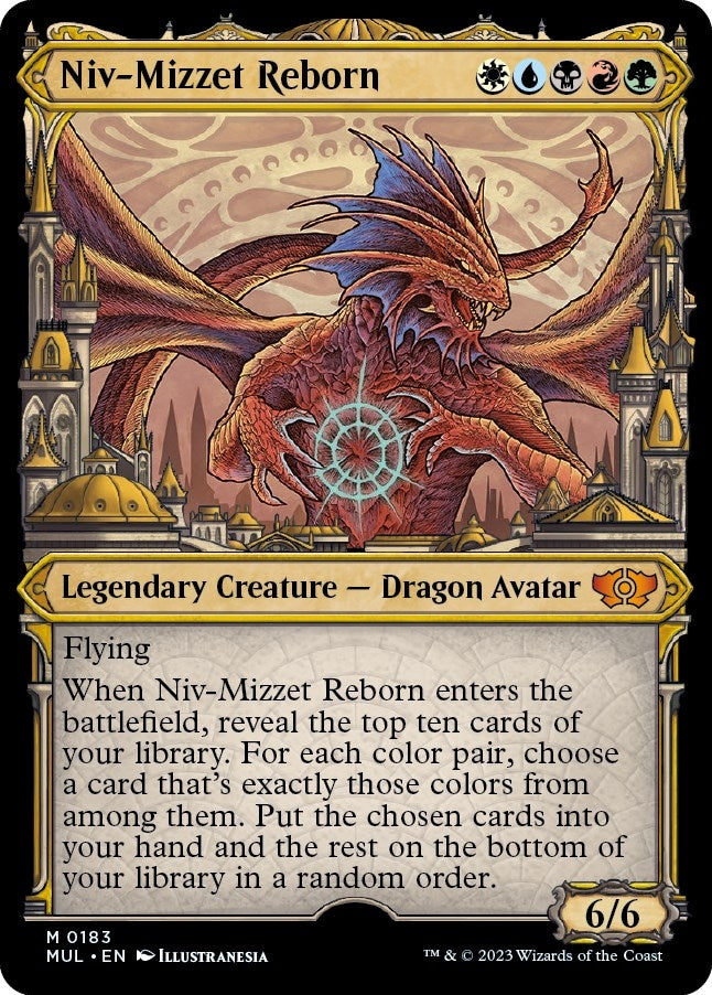 Niv Mizzet Reborn Halo Foil (183) [MUL]