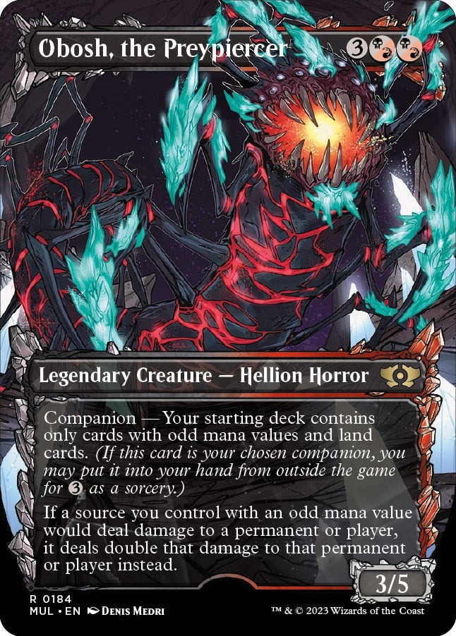Obosh the Preypiercer Halo Foil (184) [MUL]