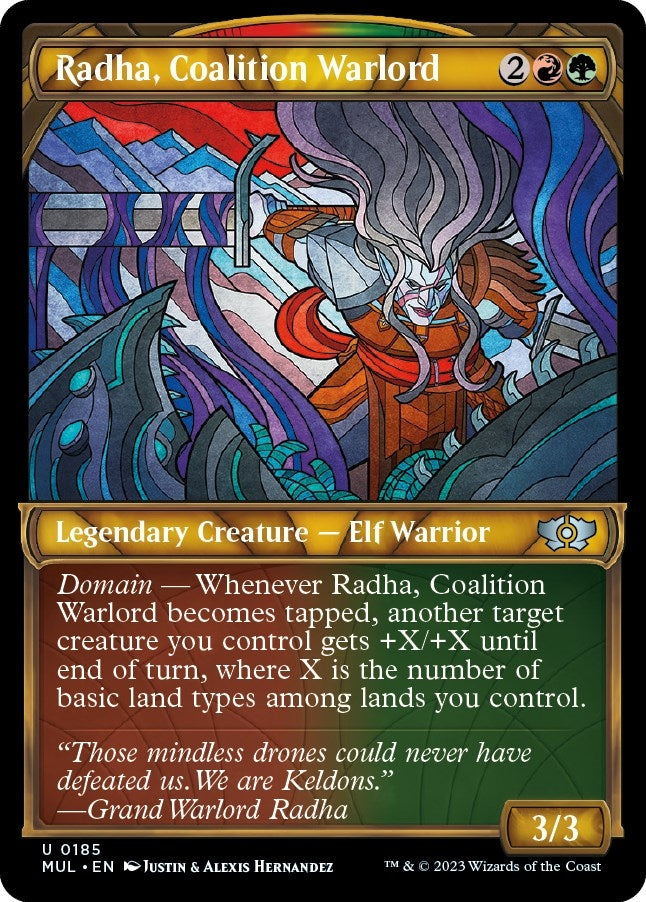 Radha Coalition Warlord Halo Foil (185) [MUL]