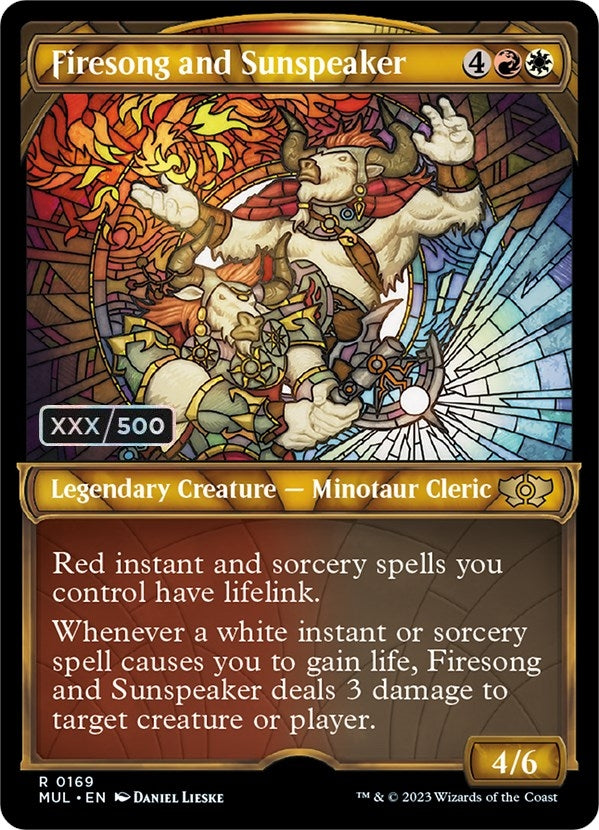 Firesong and Sunspeaker Serial Numbered (169) [MUL]