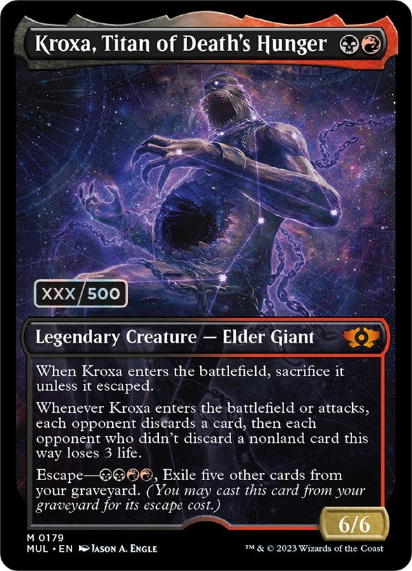 Kroxa Titan of Deaths Hunger Serial Numbered (179) [MUL]