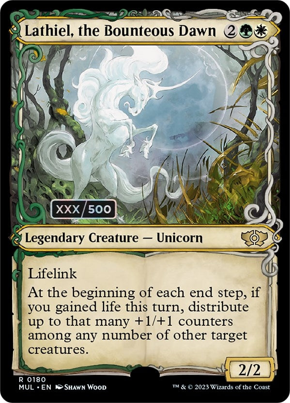 Lathiel the Bounteous Dawn Serial Numbered (180) [MUL]