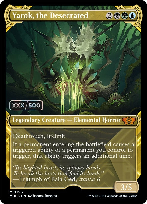 Yarok the Desecrated Serial Numbered (193) [MUL]